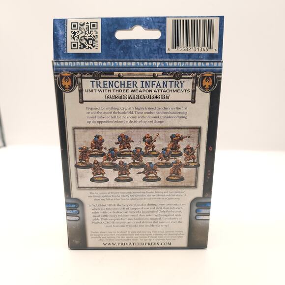 Warmachine Cygnar Trench Infantry Table Top Game Figures - Picture 2 of 7
